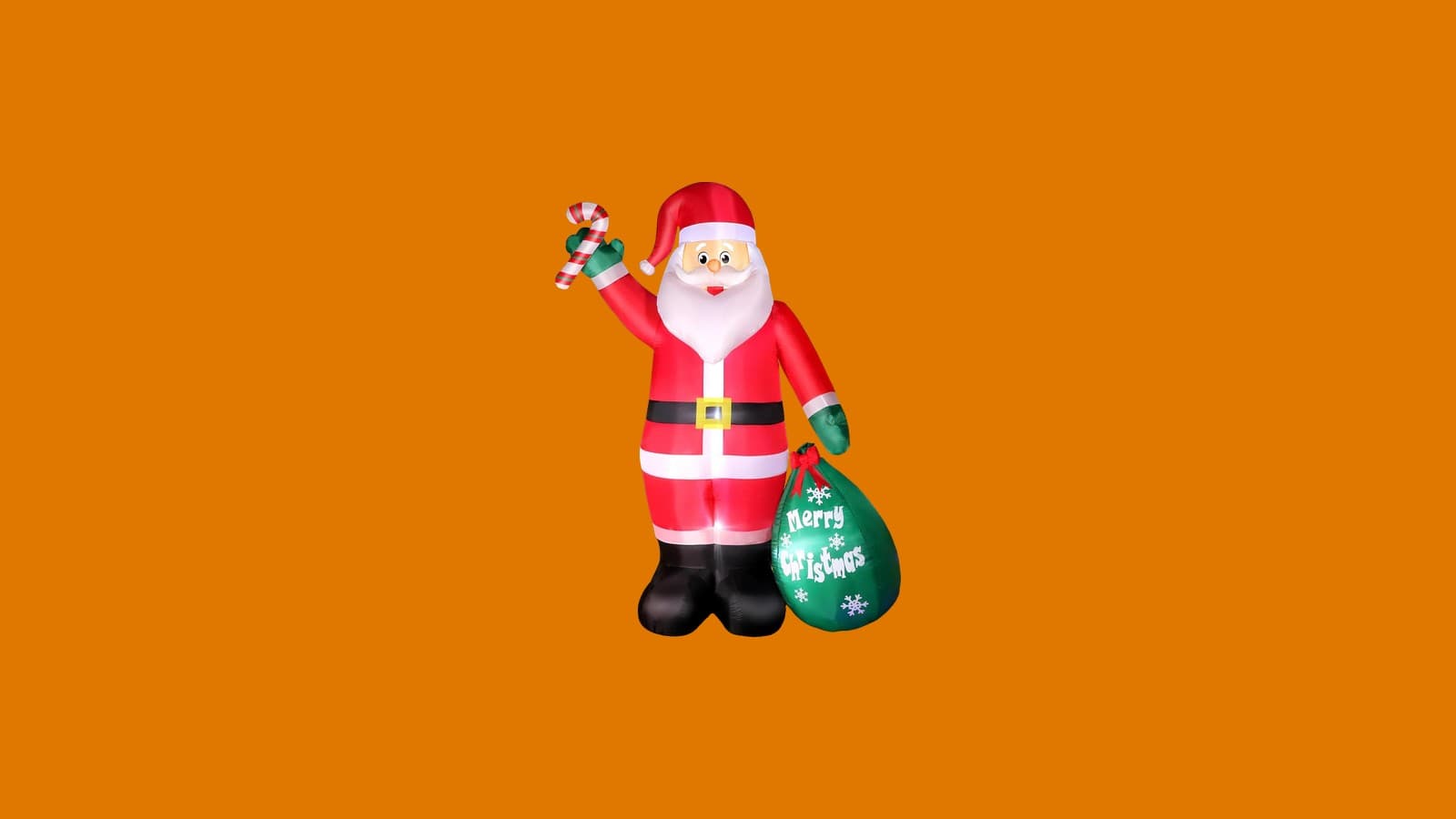 8 ft Inflatable Santa with Gift Bag