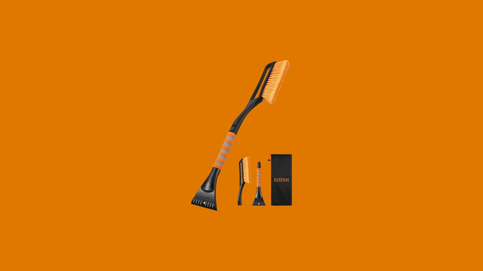 AstroAI 27 in 2-in-1 Detachable Snow Brush and Ice Scraper