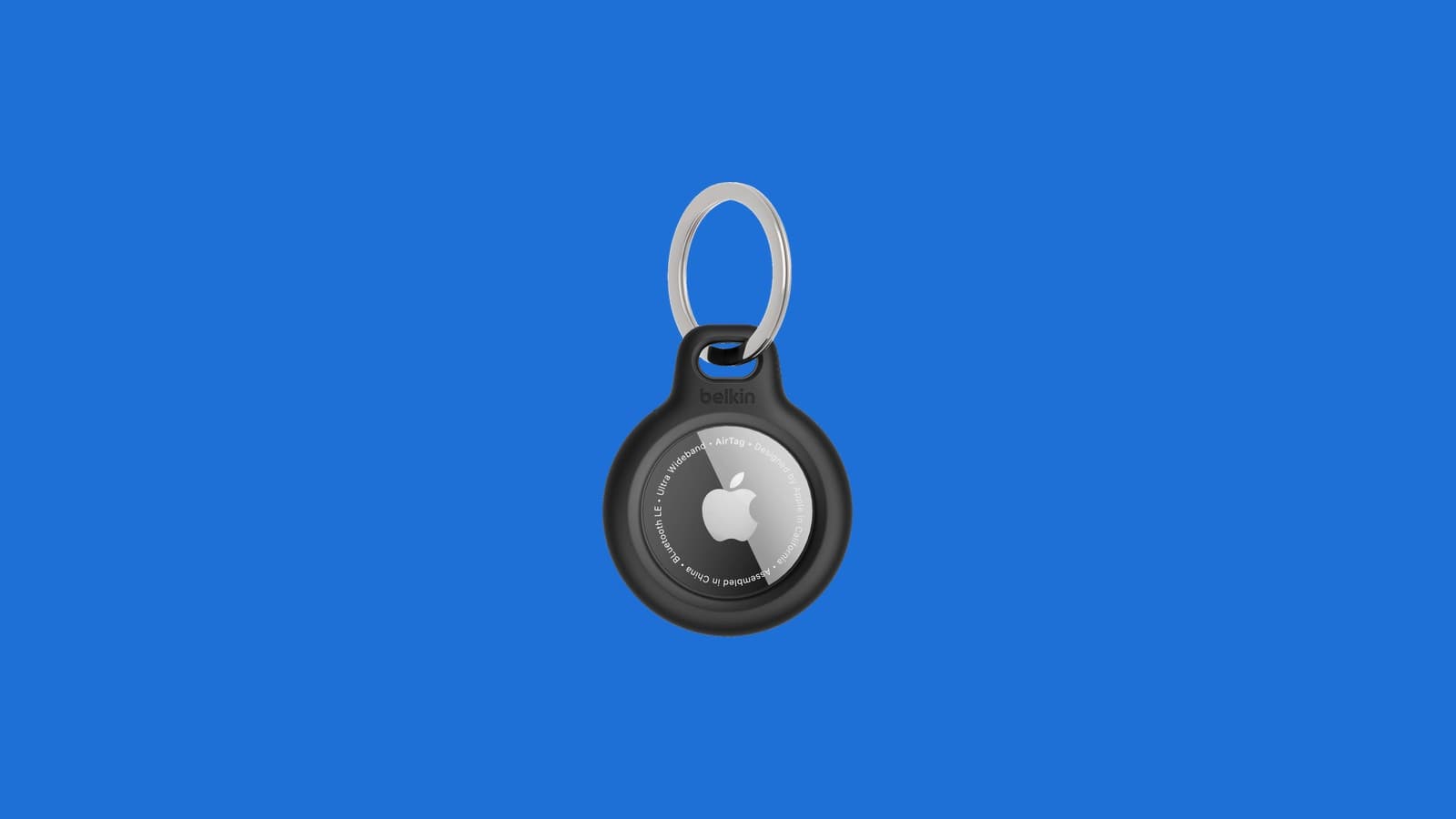 Belkin Apple AirTag Holder Keychain with Key Ring