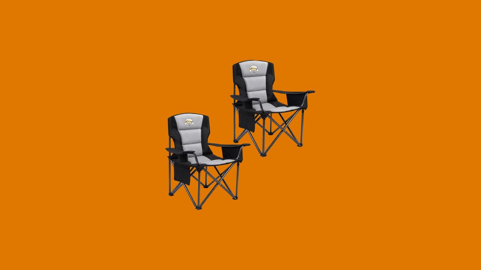 Colegence Oversized Camping Chairs, 2 Pack, 450 lb