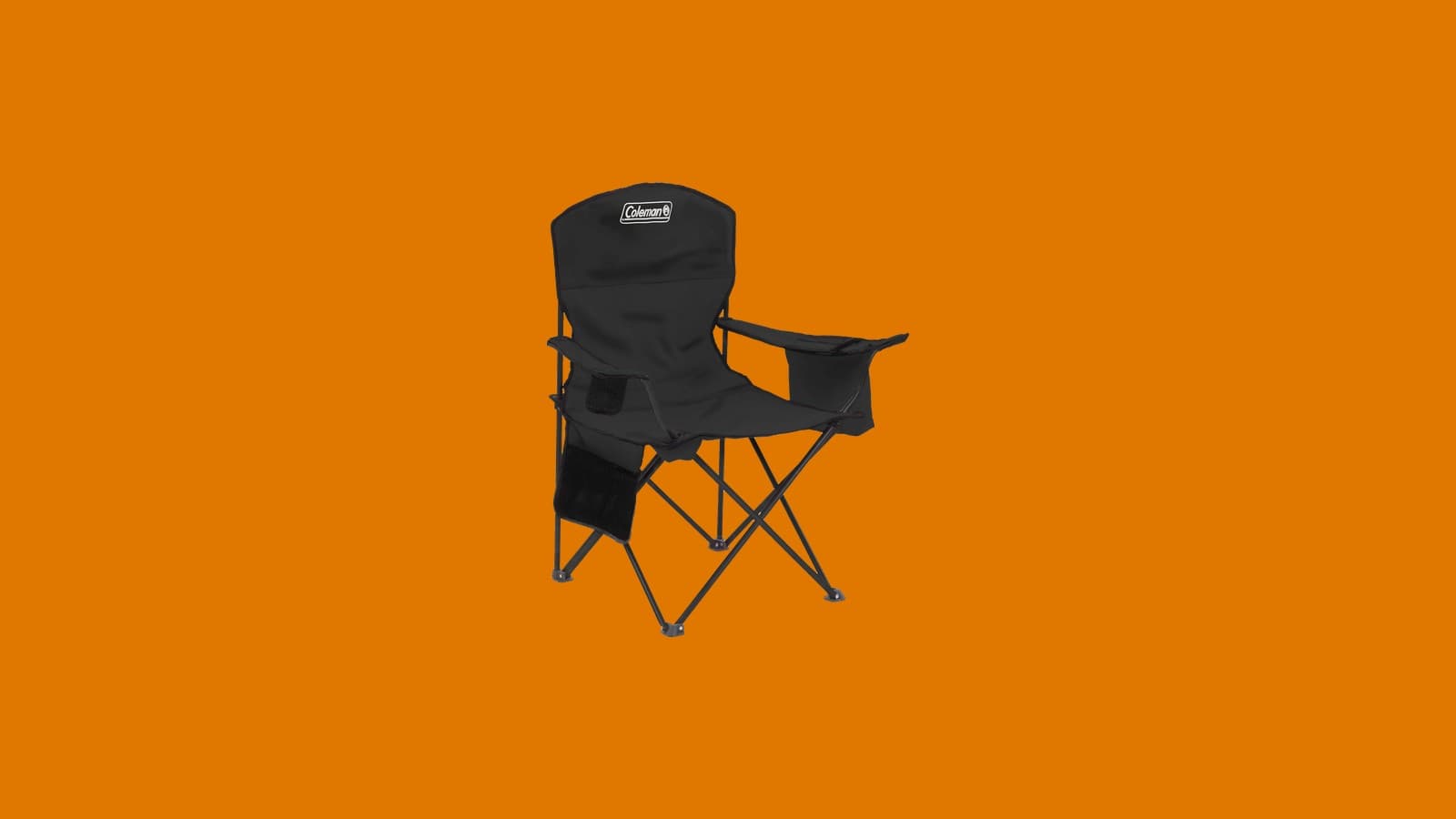 Coleman Portable Camping Chair with 4-Can Cooler