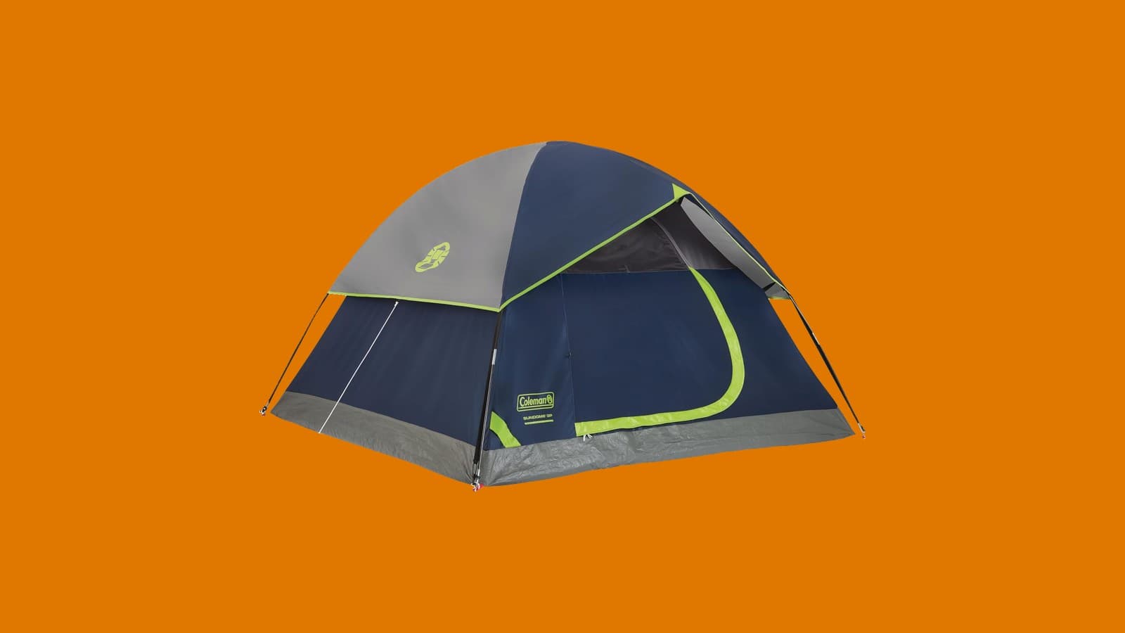 Coleman Sundome 4 Person Camping Tent with Rainfly
