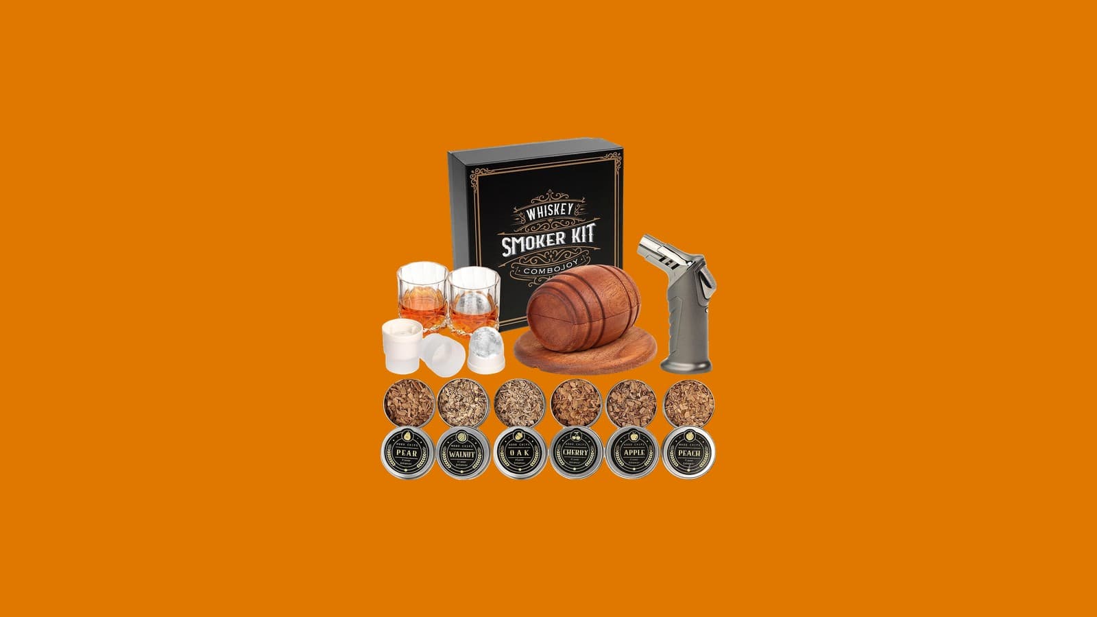 ComboJoy Whiskey Smoker Kit with Torch