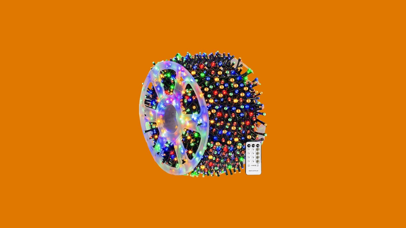 Dazzle Bright 1000 LED 328 ft Christmas String Lights