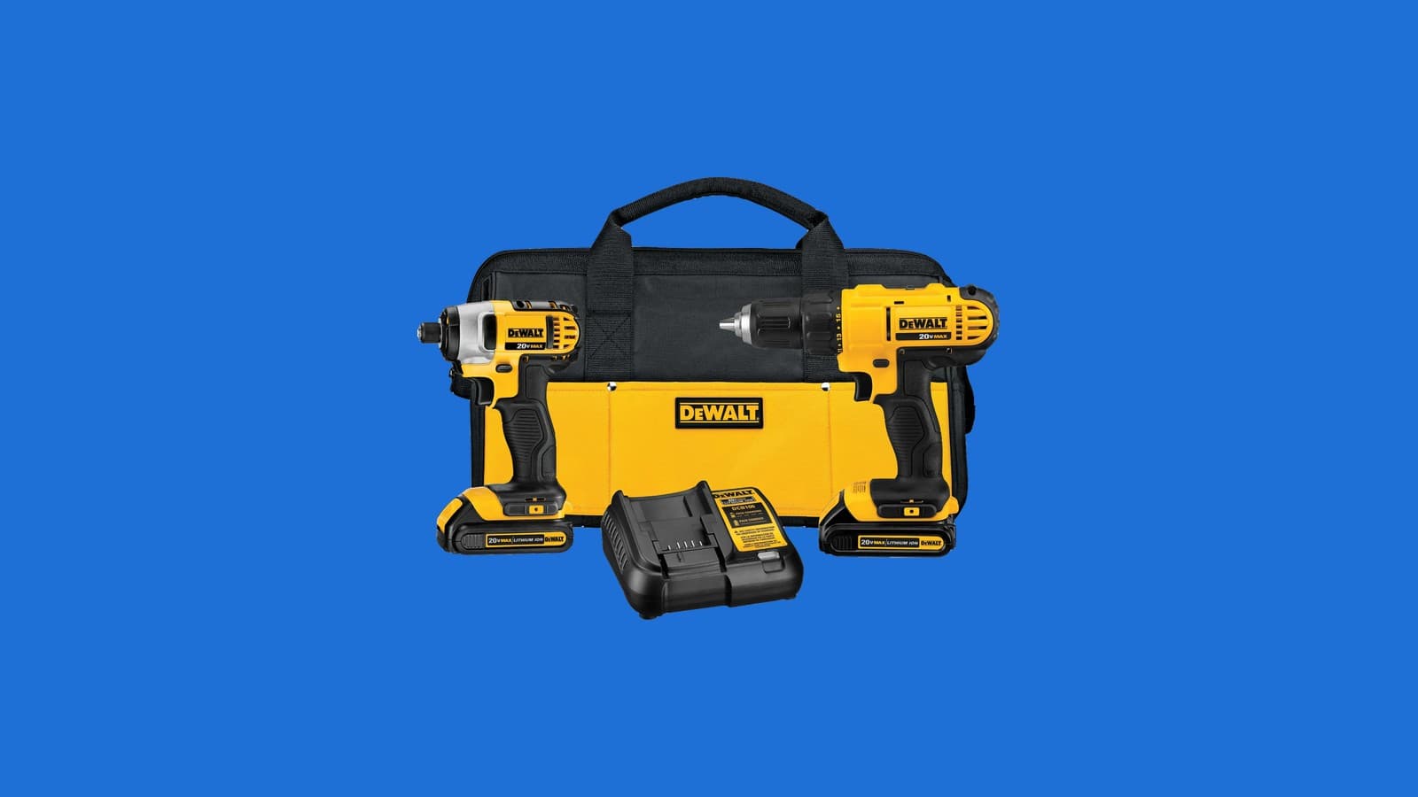 DEWALT 20V MAX Drill and Impact Driver Combo Kit (DCK240C2)