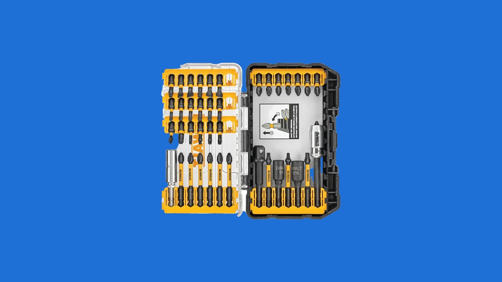 DEWALT FlexTorq Impact Ready 40-Piece Screwdriver Bit Set (DWA2T40IR)