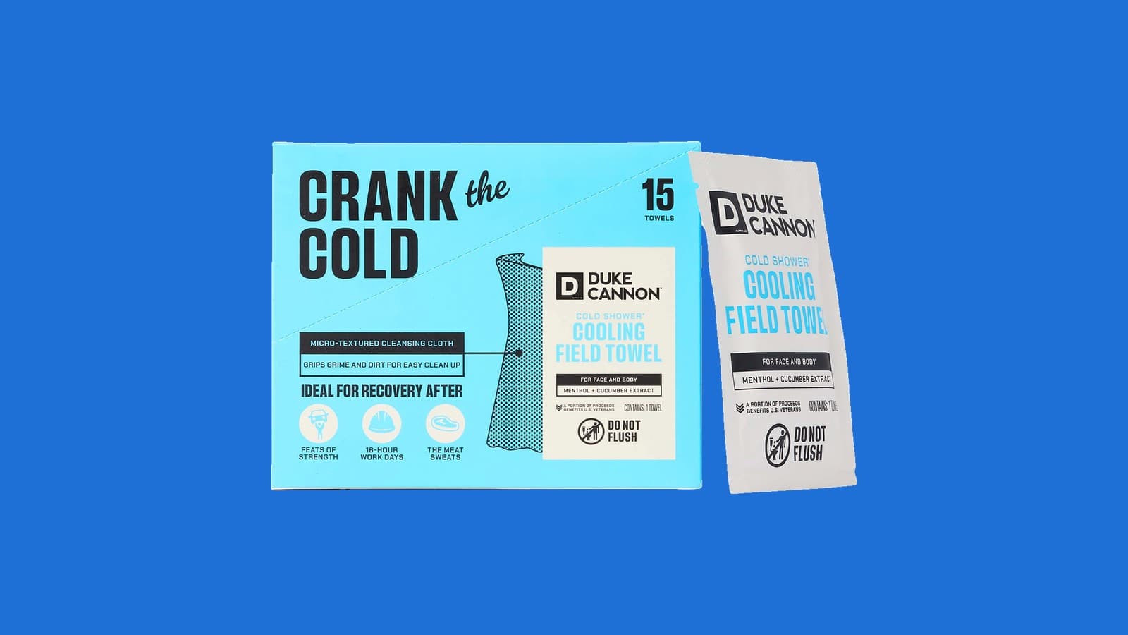 Duke Cannon Cold Shower Cooling Field Towels