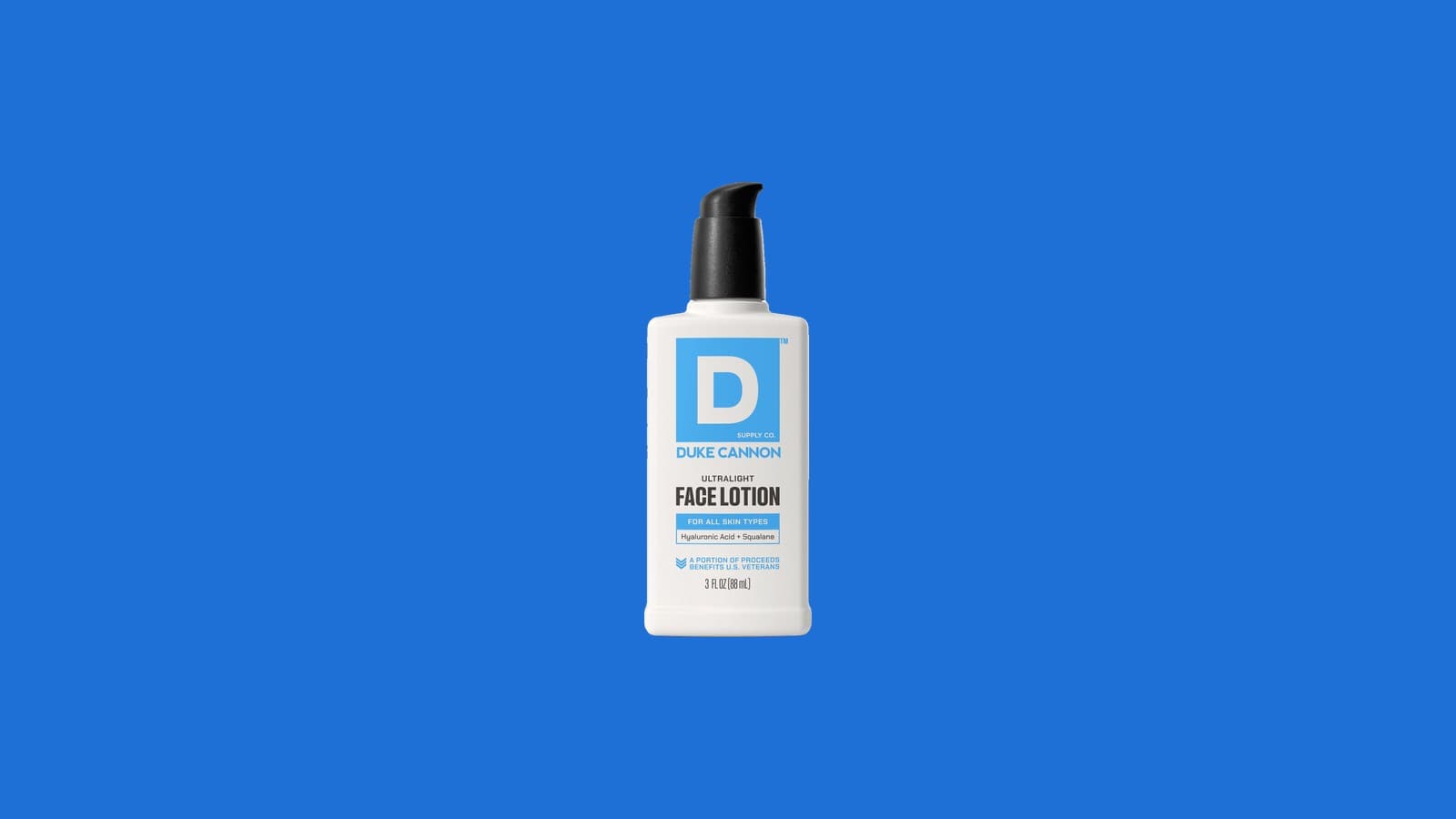 Duke Cannon Ultralight Face Lotion