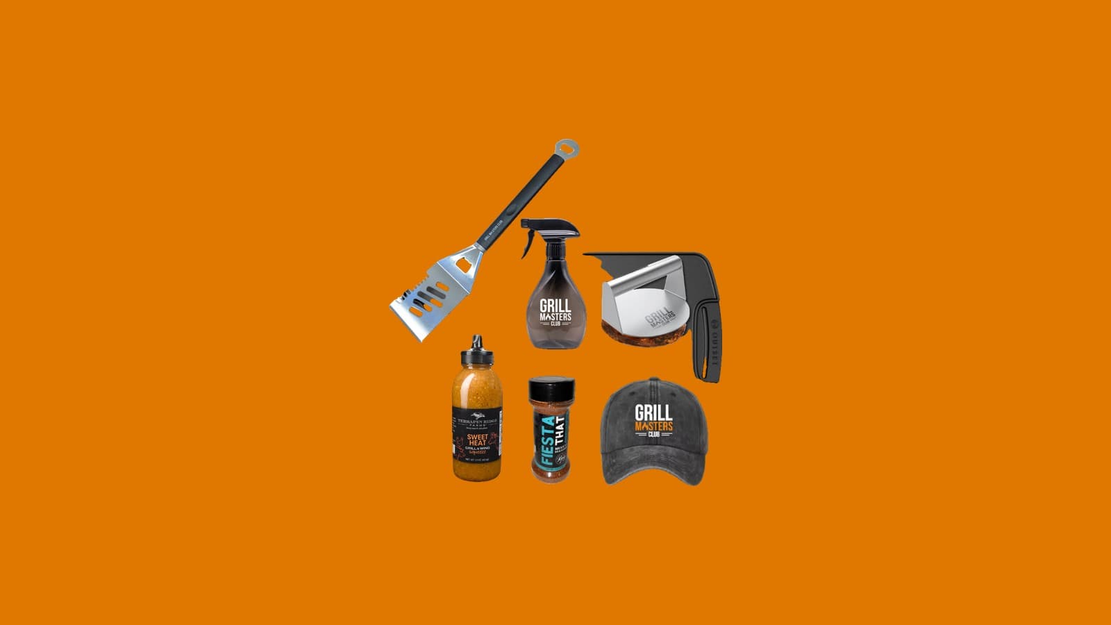 Fiddle With The Griddle Bundle: Reversible Cast Iron Griddle, Spatula, Burger Press and More