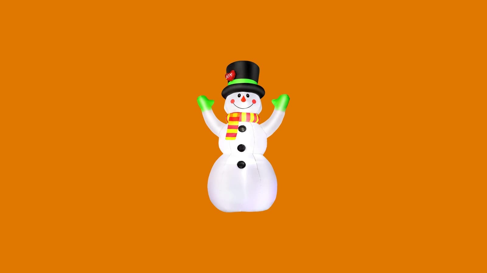 FunFanso 7 ft Christmas Inflatable Snowman