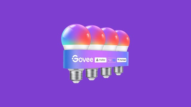 Govee A19 Color Changing Smart Light Bulbs, 4 Pack