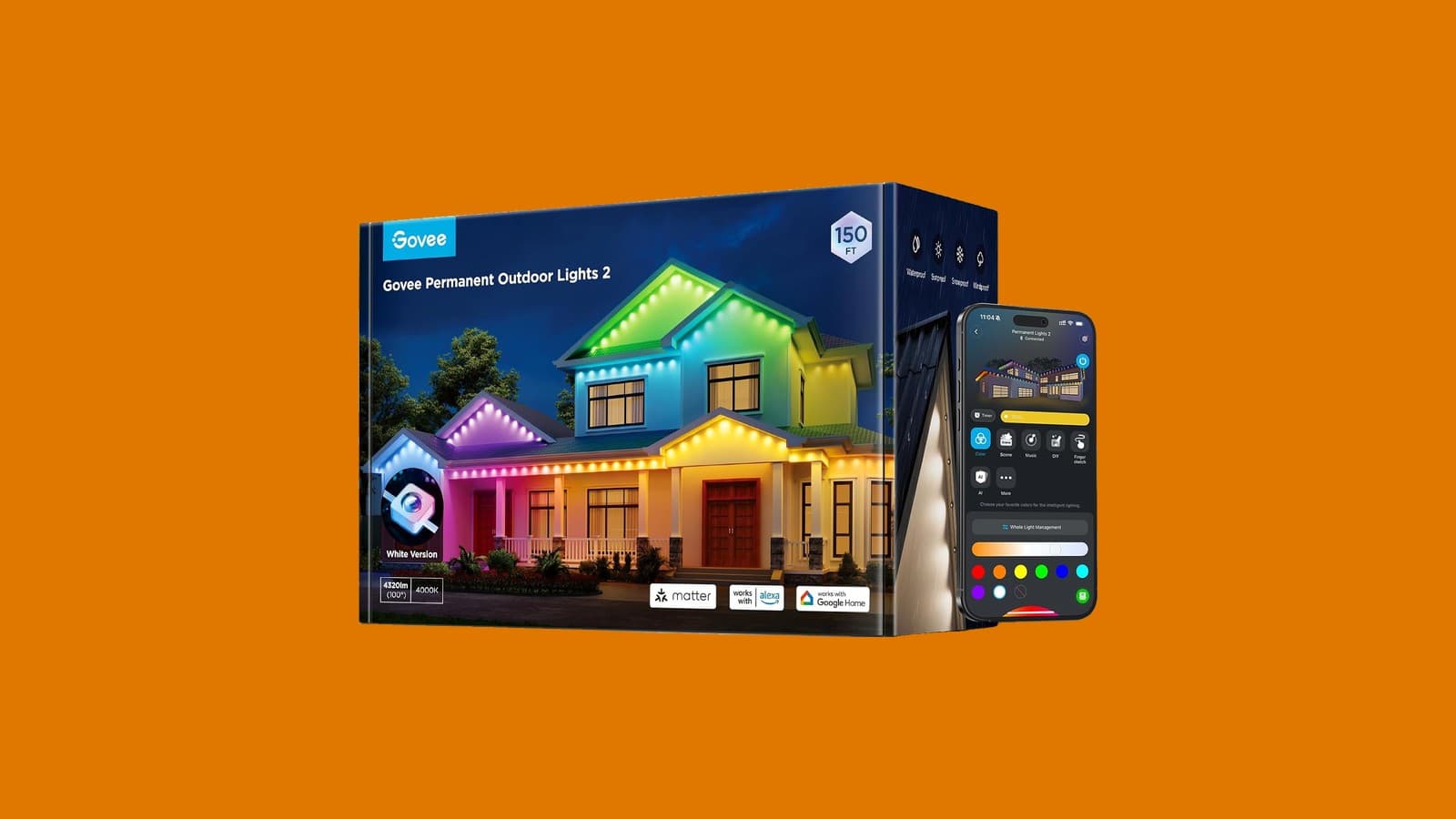 Govee Permanent Outdoor Lights 2, 150 ft