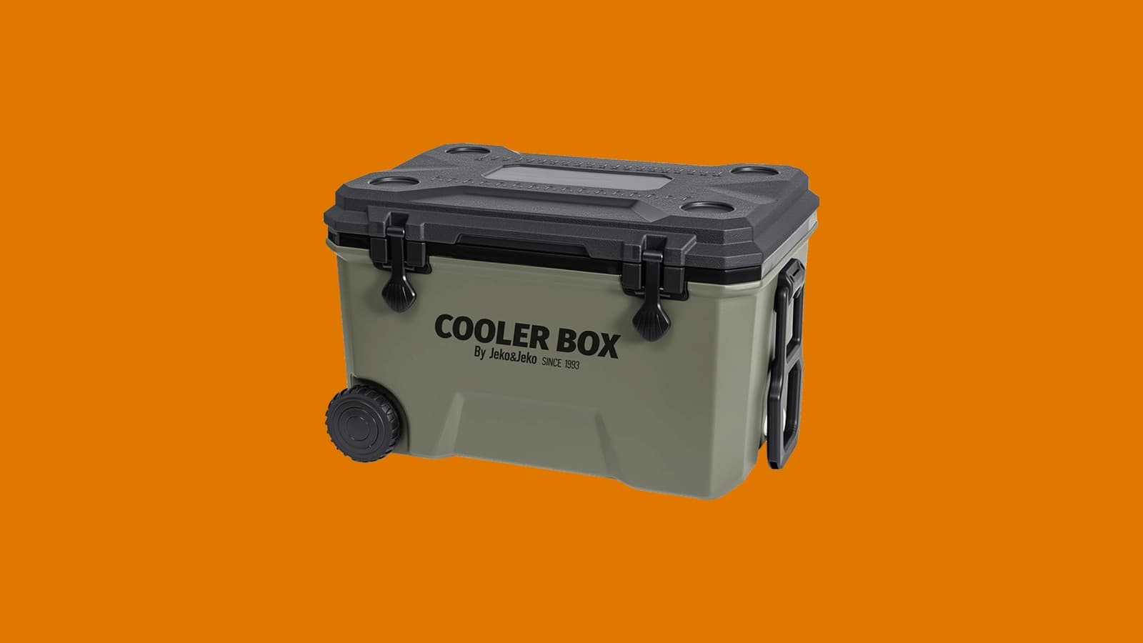 JEKO&JEKO 60QT Wheeled Cooler