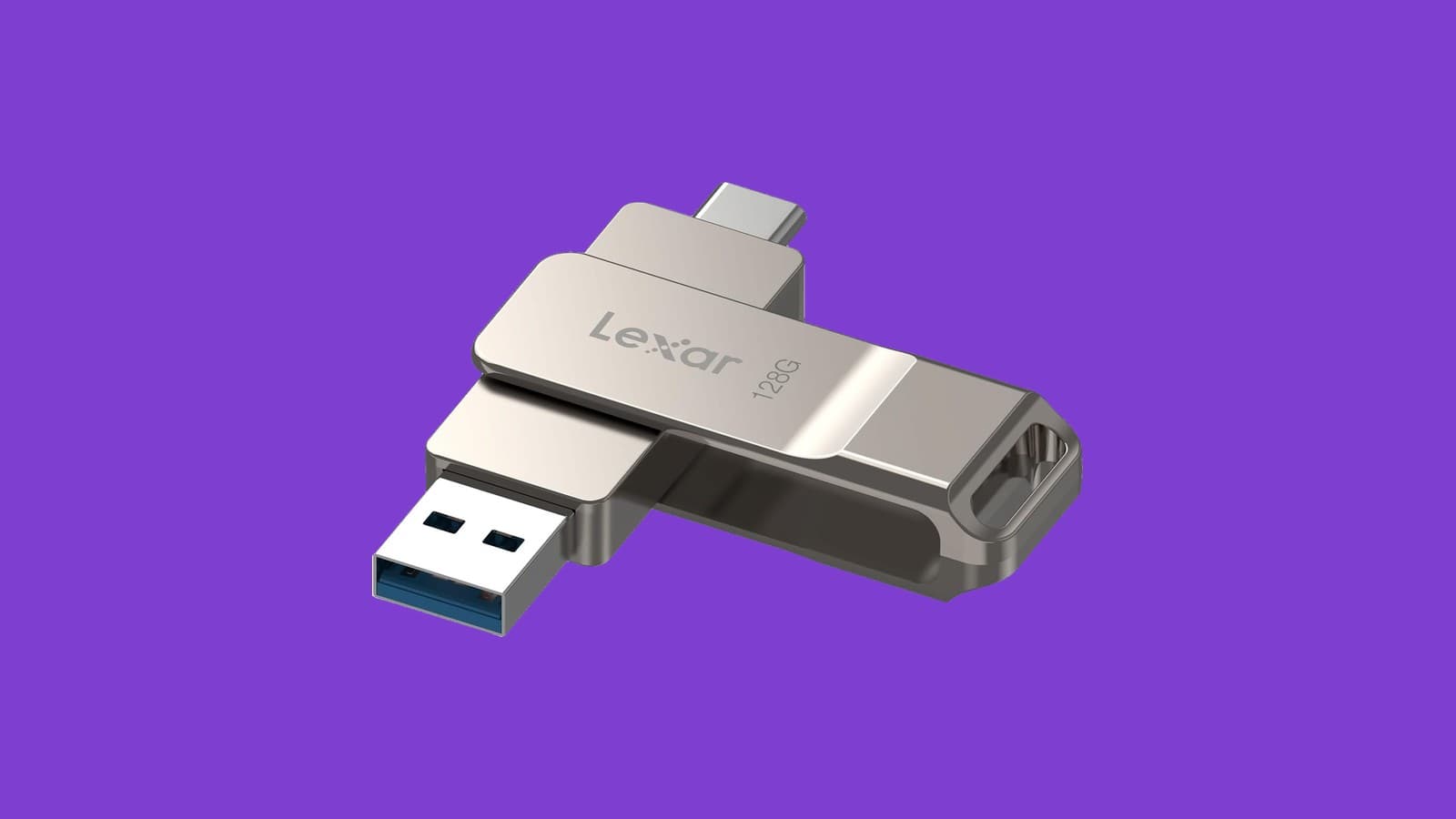 Lexar D40E 128GB Dual USB-A and USB-C Drive