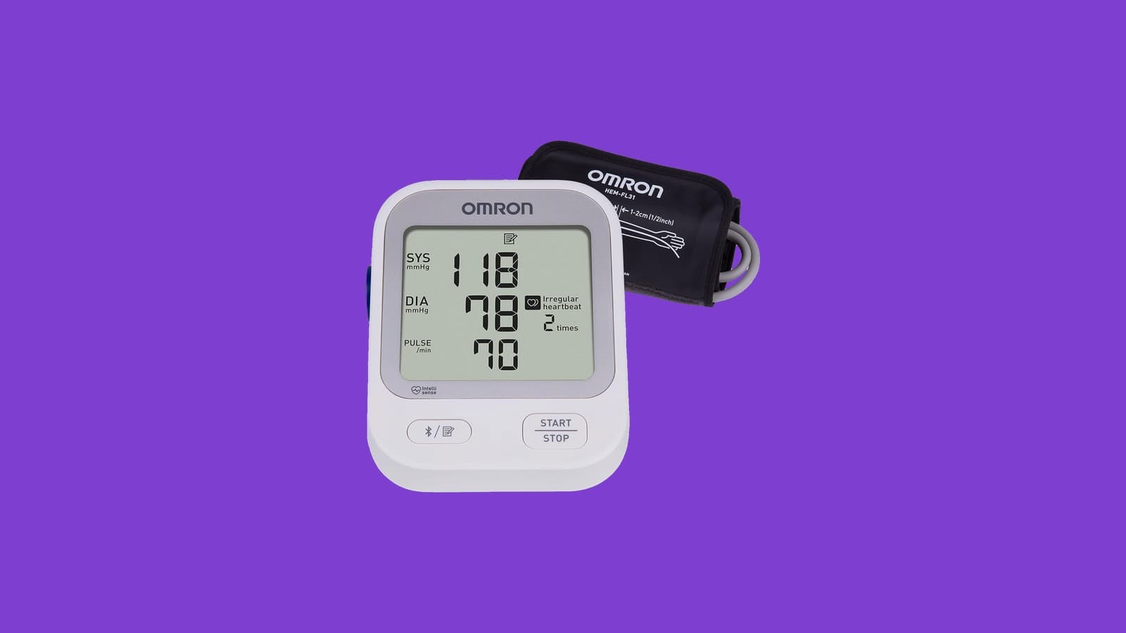 Omron Silver Upper Arm Blood Pressure Monitor (BP5255)