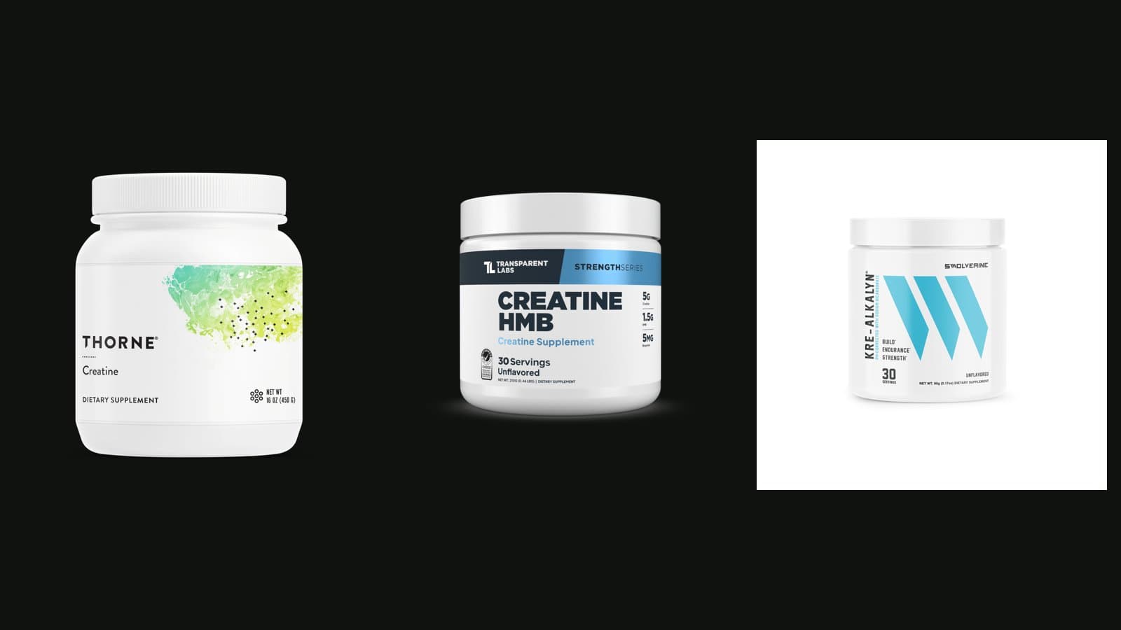 Thorne vs Transparent Labs vs Swolverine: The Creatine Ranking