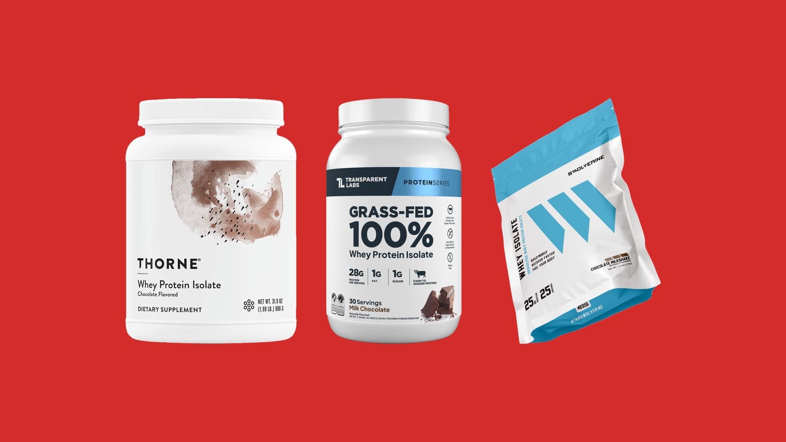 Thorne vs Transparent Labs vs Swolverine: Whey Protein Isolate Comparison