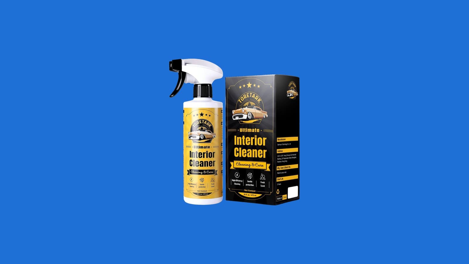 toretark Interior Car Cleaner Kit