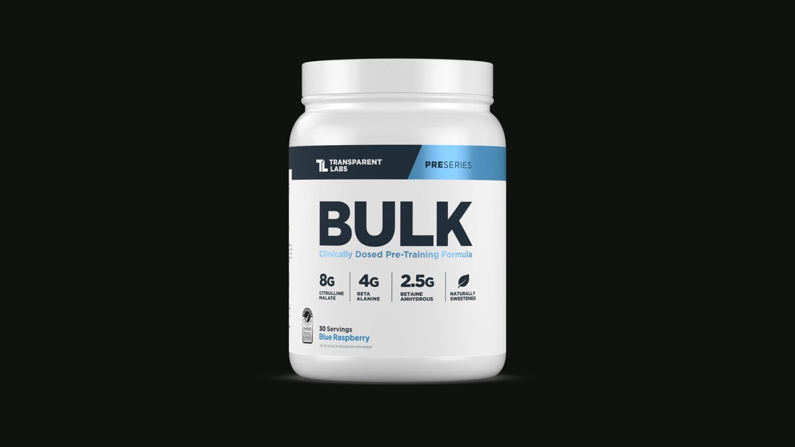 Transparent Labs BULK Pre-Workout