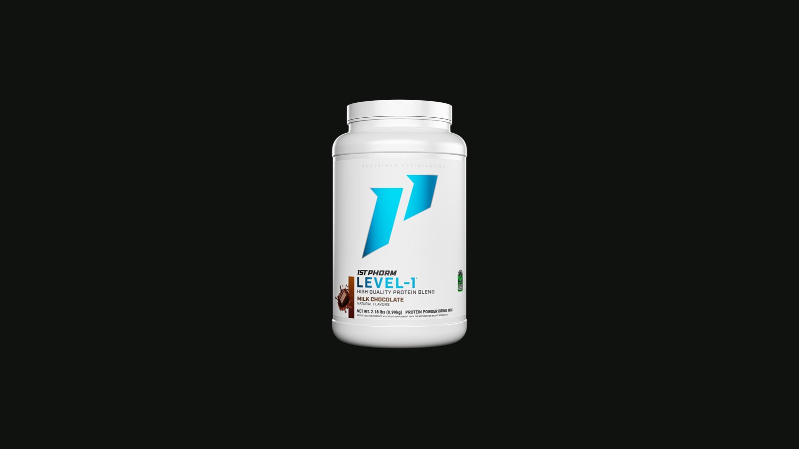1st Phorm Level-1 sustained release protein powder tub