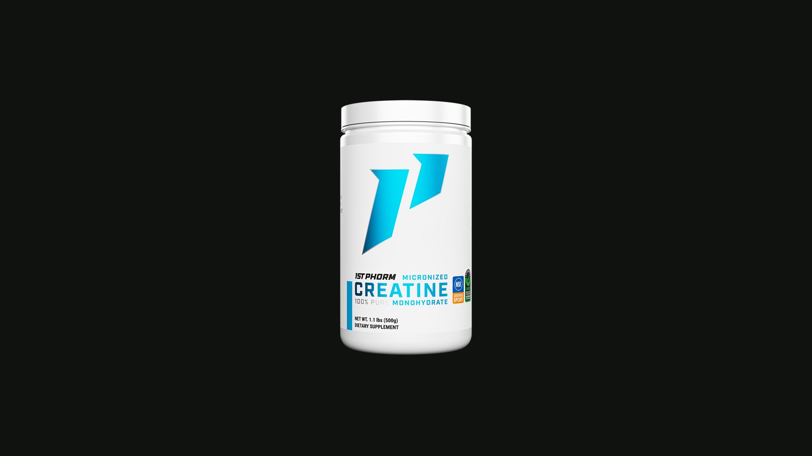 1st Phorm micronized creatine monohydrate tub, unflavored