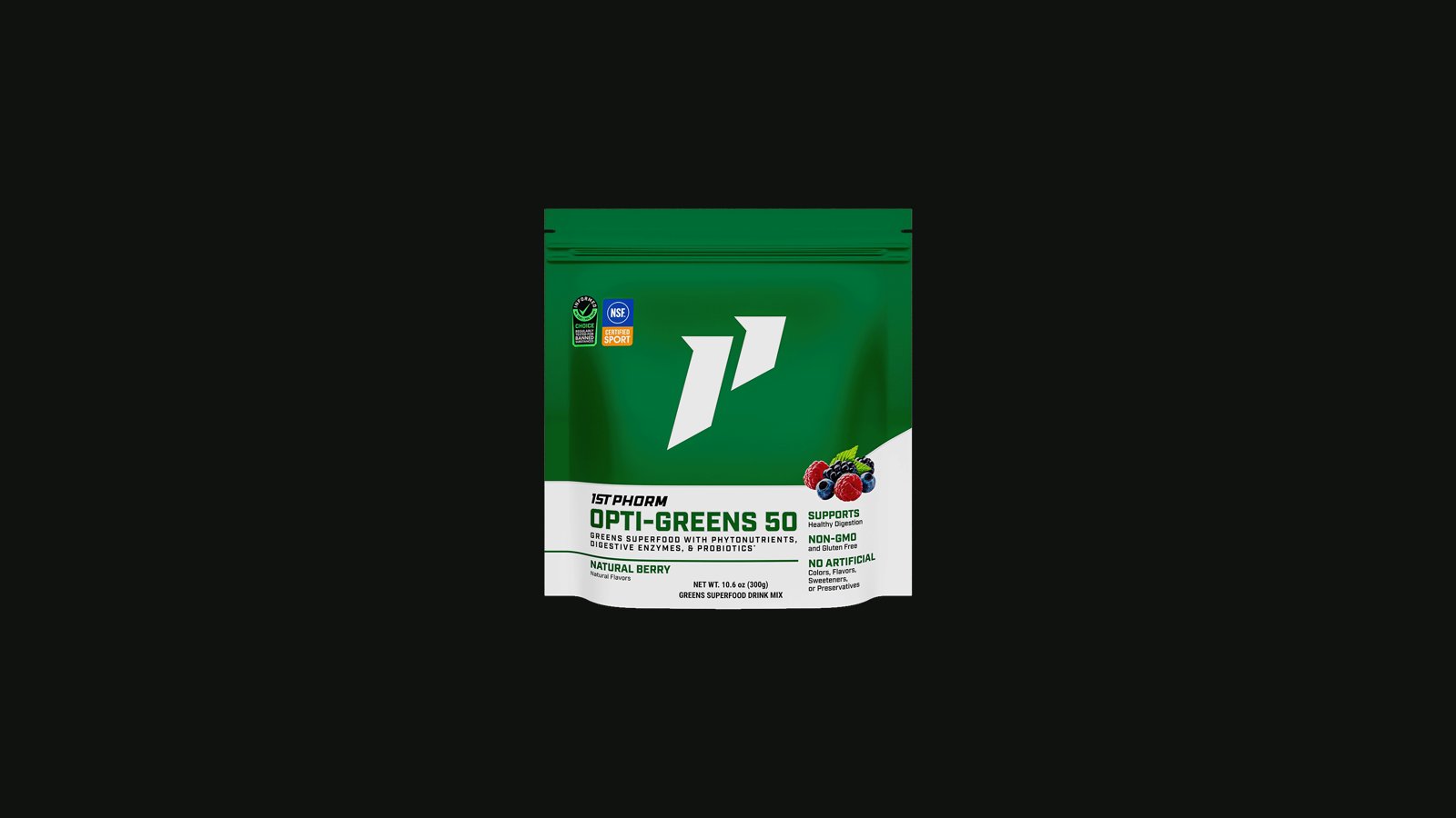 1st Phorm Opti-Greens 50 greens powder tub
