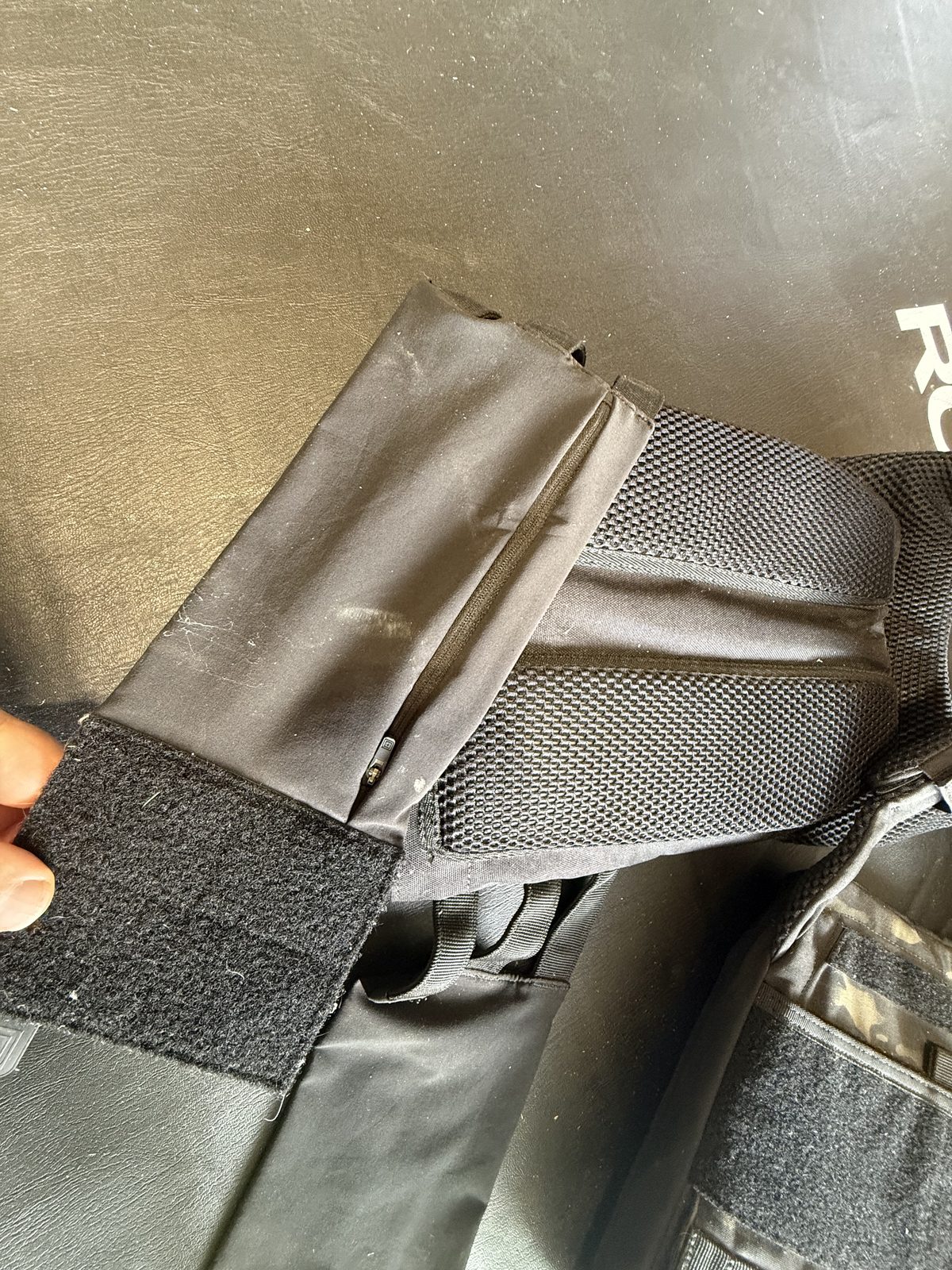 Side view of the TacTec Trainer showing the small side pocket