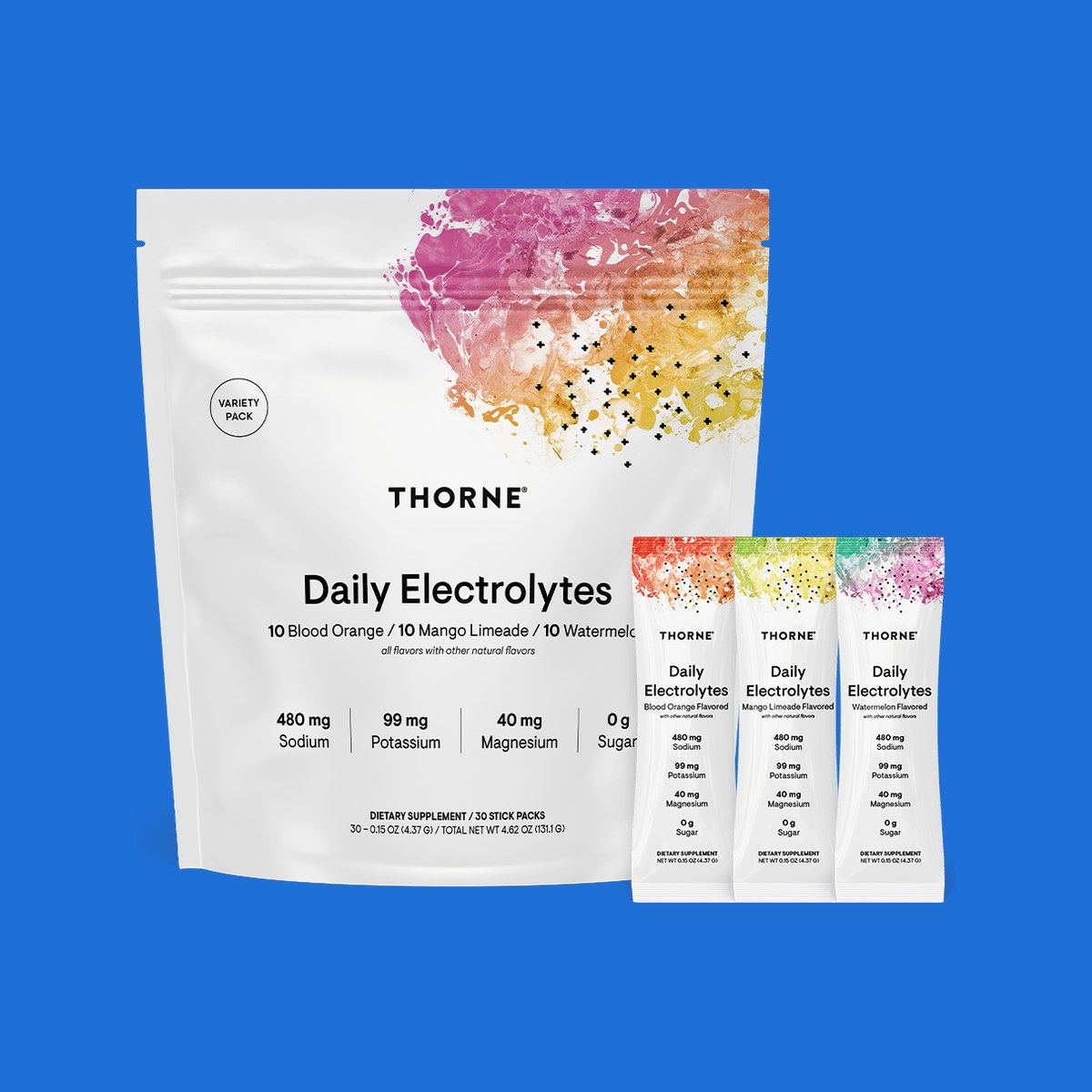 Thorne Daily Electrolytes single serve sticks, the ones from my truck console